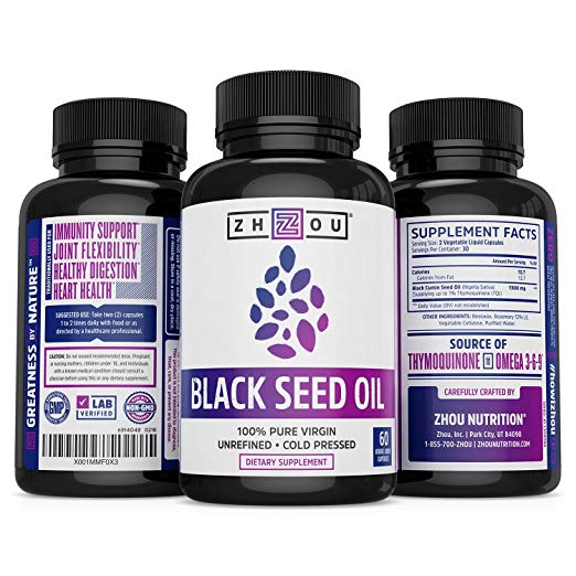 Black seed oil capsule
