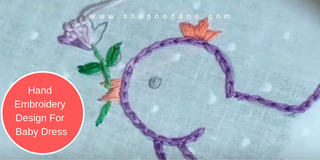 hand work baby dress