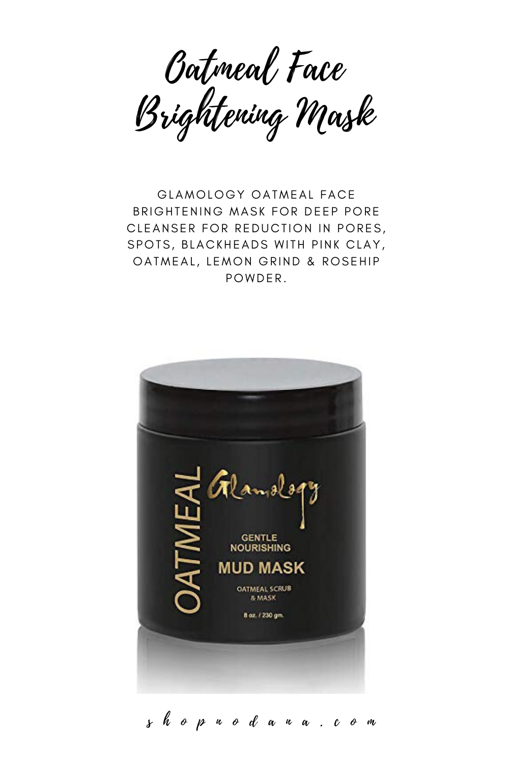 Oatmeal Face Brightening Mask