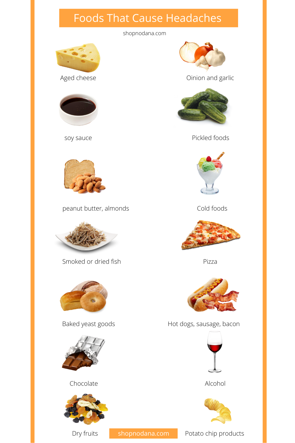 Foods That Cause Headaches