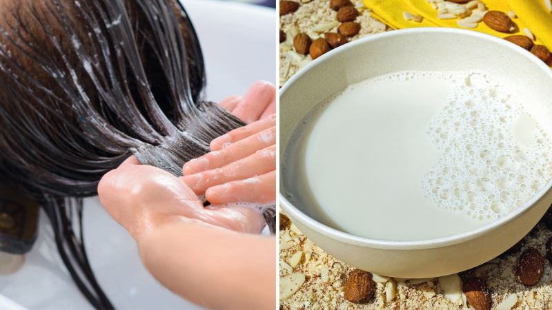 How-to-get-straight-hair-naturally-milk-for-hair
