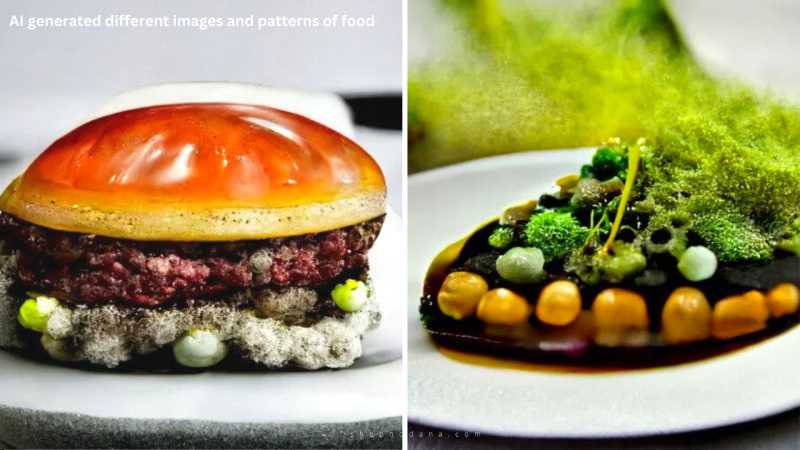 Food and beverage trend for 2023-AI image generator creates different images and patterns of food