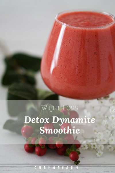Detox Dynamite Smoothie to lose weight