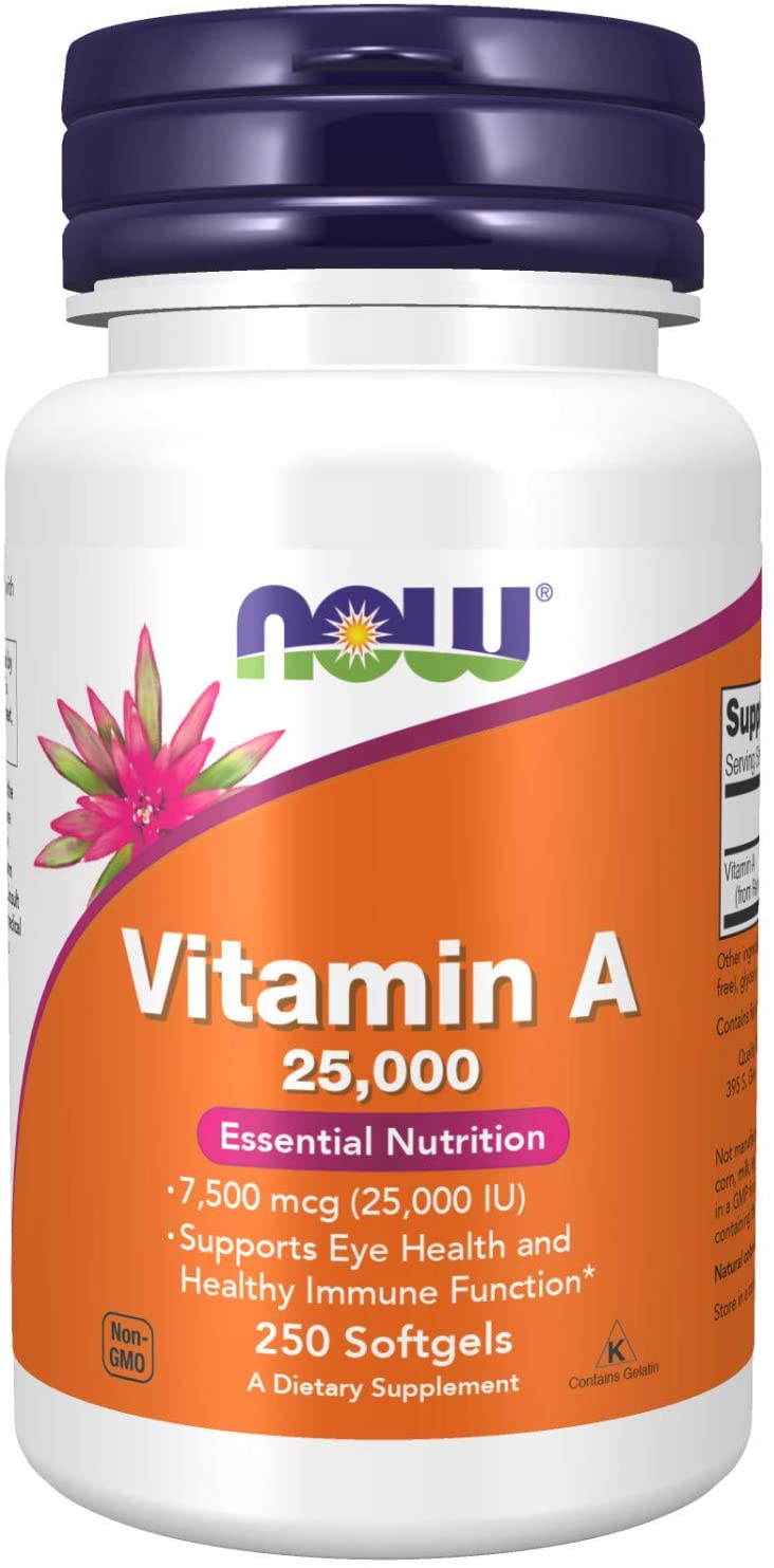 NOW Supplements, Vitamin A (Fish Liver Oil) for hair and nail