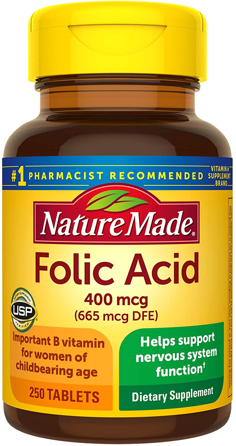 Nature Made Folic Acid for hair and nails