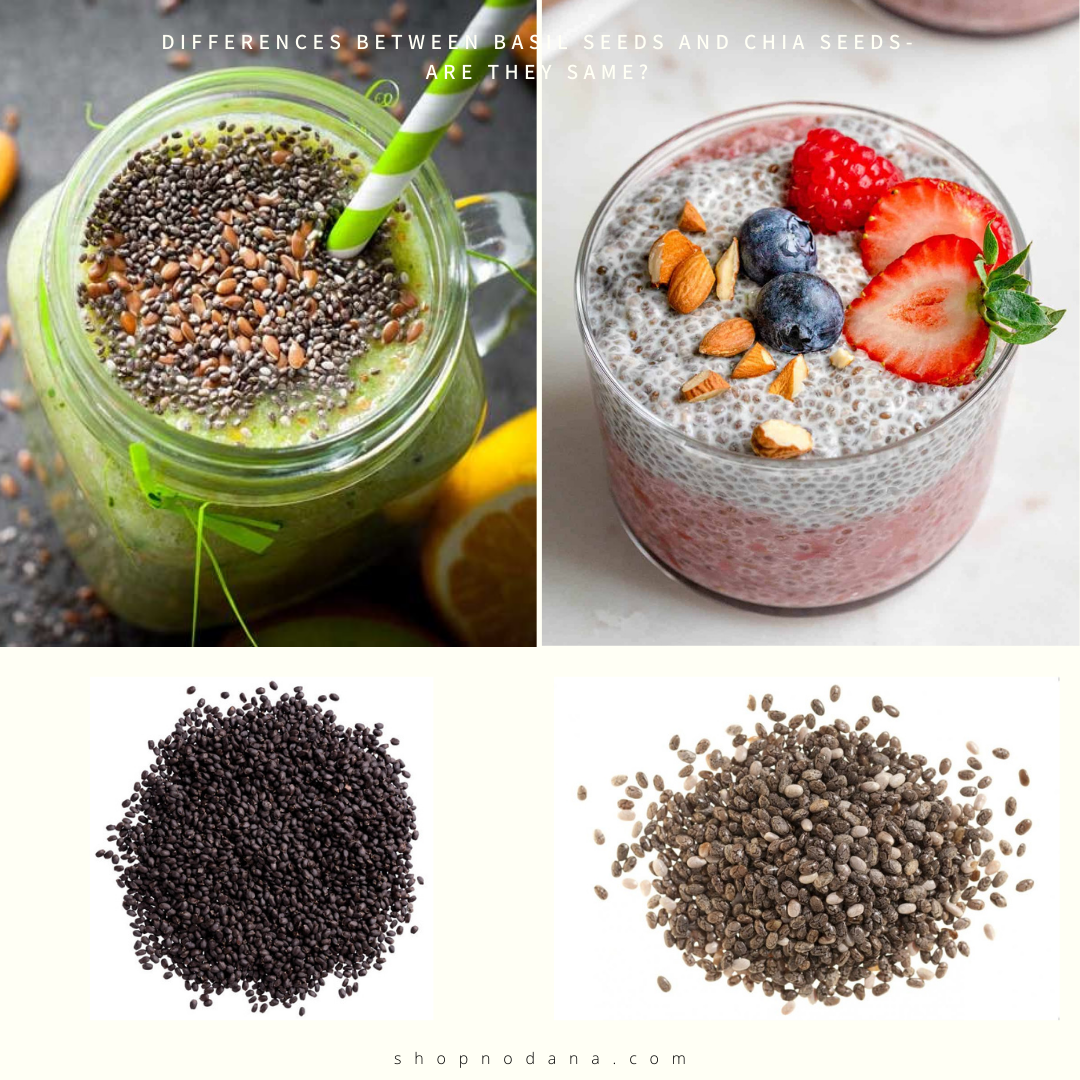 Differences Between Basil Seeds And Chia Seeds- Are They Same