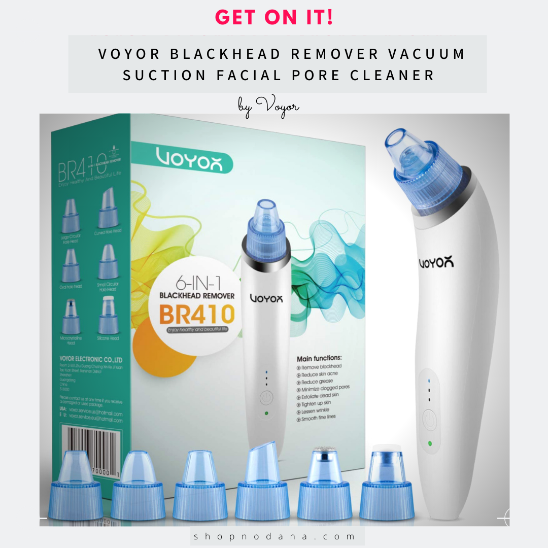 VOYOR Blackhead Remover Vacuum Suction Facial Pore Cleaner Electric Acne Comedone Extractor Kit