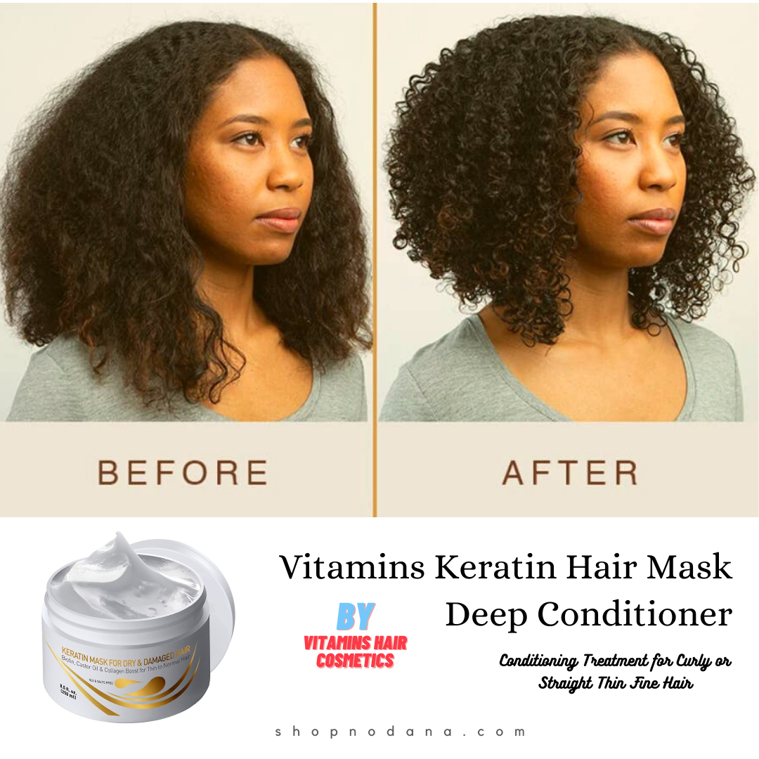 Vitamins Keratin Hair Mask Deep Conditioner By Vitamins hair cosmetics