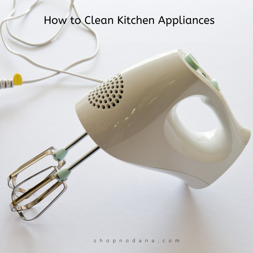 Cleaning Kitchen Appliances