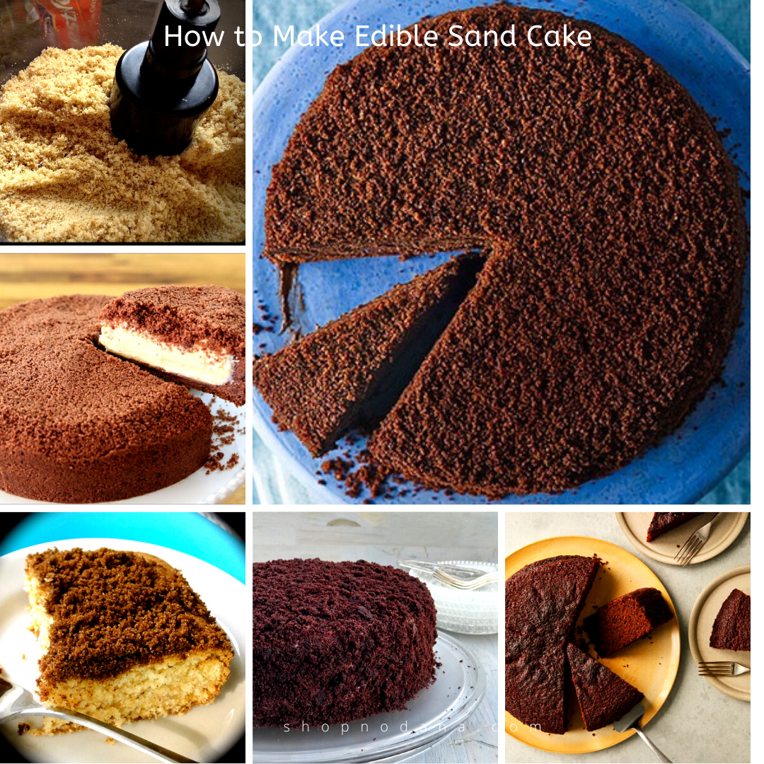 How to Make Edible Sand Cake