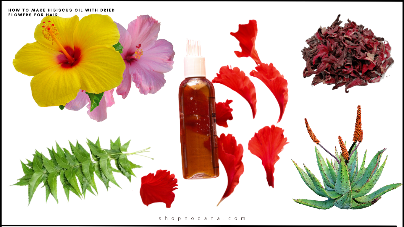 How to Make Hibiscus Oil with Dried Flowers for Hair